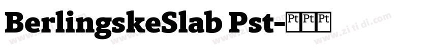 BerlingskeSlab Pst字体转换